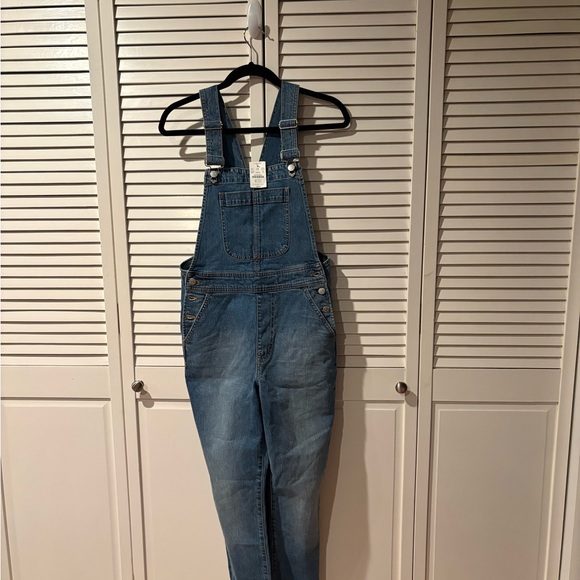 J. Crew Blue Denim Overalls - Picture 1 of 7